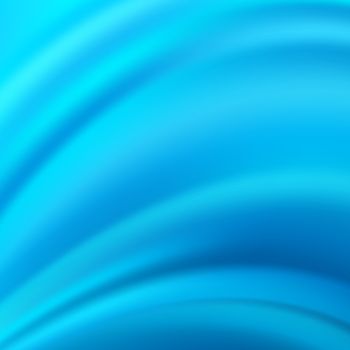Beautiful Blue Satin Fabric for Drapery Abstract Background