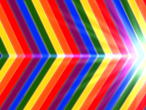 Abstract background color stripes with ray light