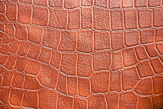 Close up of leather texture with abstract pattern.