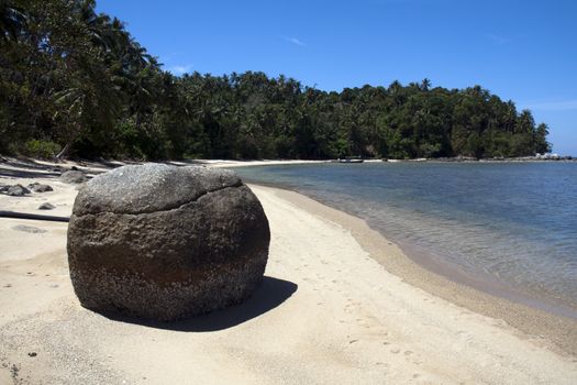 Rock on the beach, Bang Tao, Phuket, Thailand