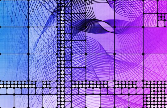 Square Creative Background with Copyspace for Art