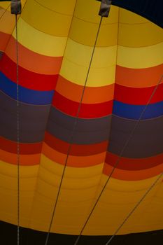 Colorful abstract hot air balloons