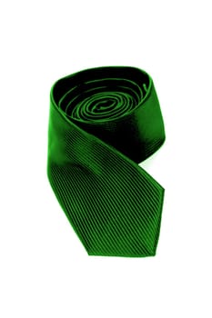 A busness tie isolated against a white background