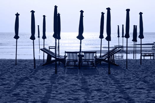 Beach chairs, Thailand