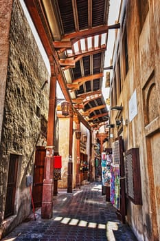 Arab Street in the old part of Dubai