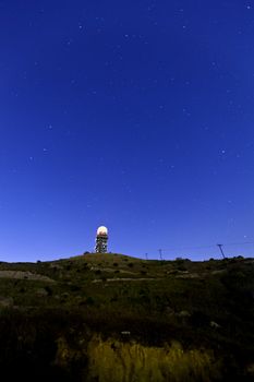 Starry night at mountain