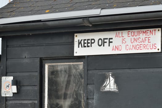 Keep Off warning sign