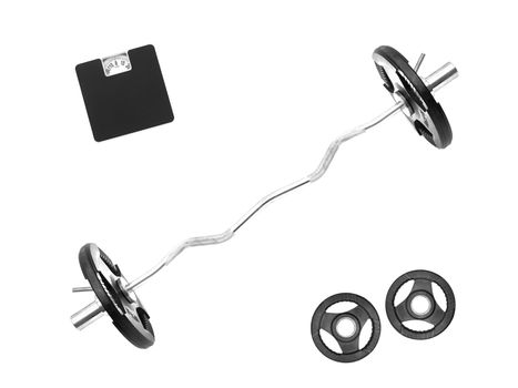 Exercise equipmwnt isolated against a white background