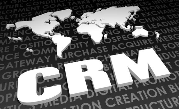 CRM Industry Global Standard on 3D Map