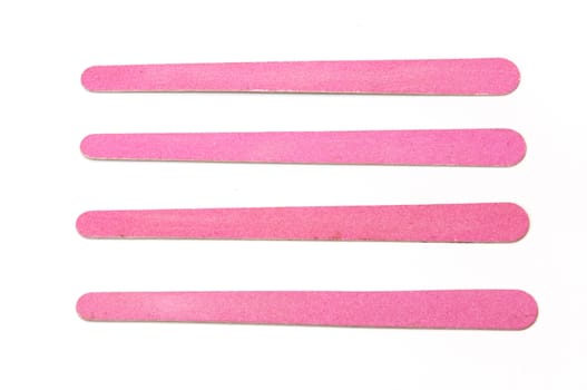 nail files pink for filing her nails and well dejartelas