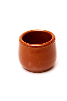 ceramic vase on a white background