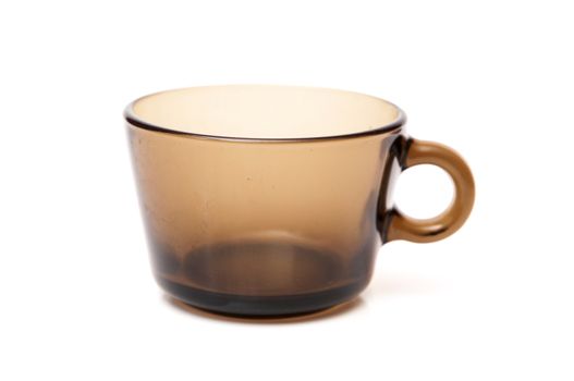 cup of coffee on a white background