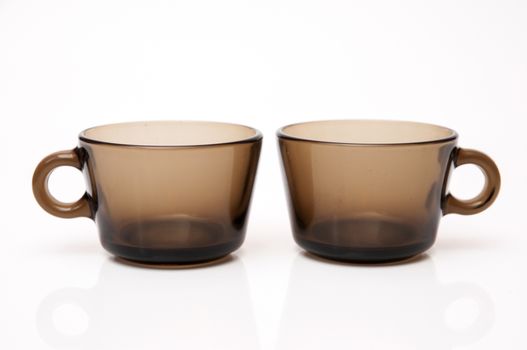 coffee cups on a white background