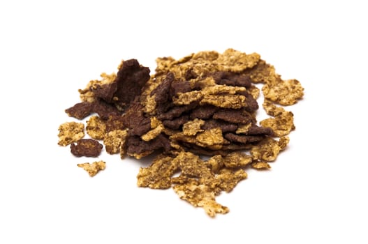 breakfast cereals on a white background