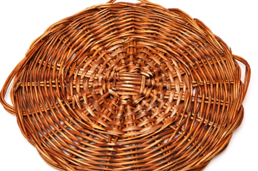 wood mat to hot containers placed on a white background