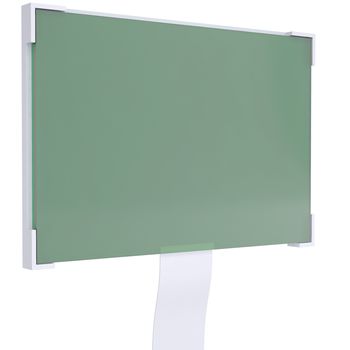 Liquid crystal display. Isolated render on a white background