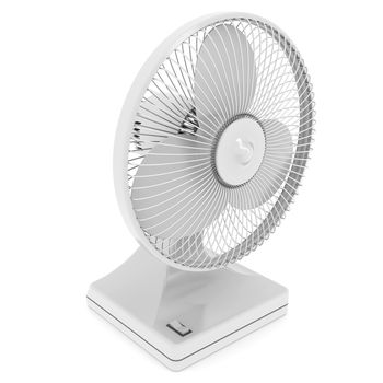 Electric fan. Isolated render on a white background