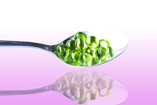 Silver Spoon with Pills
