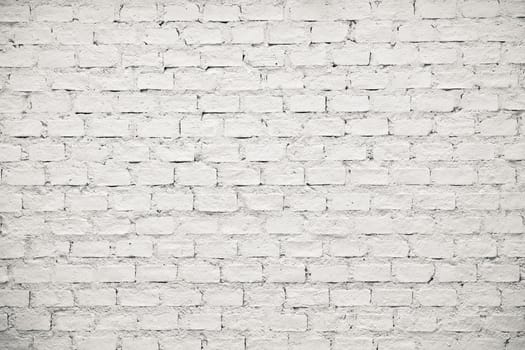 old white brick wall pattern as background