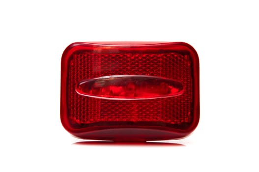 warning light on a white background