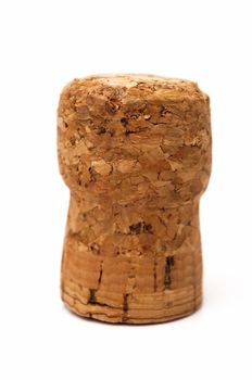 cork on a white background