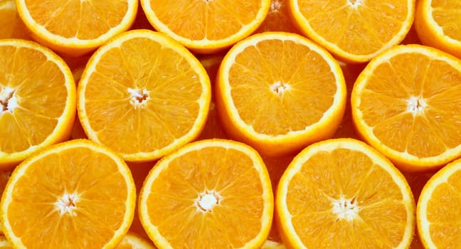 Orange slice background