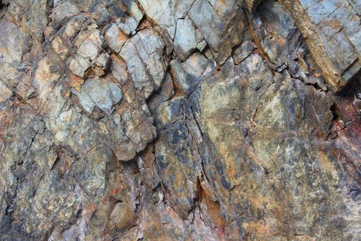 Natural gray rock granite texture close up