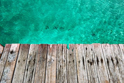 Jetty by the sea background