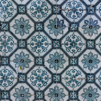 Azulejos - Portugal tiles close-up