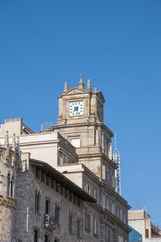 clock tower in Barcelona