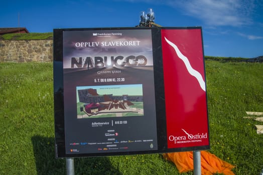 Opera ��stfold - Norway's largest outdoor opera - presents Nabucco (Nebuchadnezzar) by Giuseppe Verdi. The opera takes place at Fredriksten fortress in Halden, Norway.