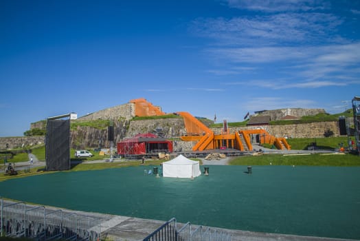 The opera Nabucco by Giuseppe Verdi takes place at Fredriksten fortress in Halden, Norway June 5 to 8, 2013