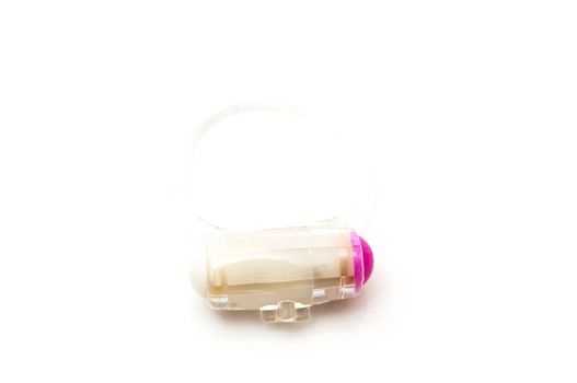 vibrating ring on a white background
