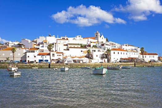 The village Ferragudo in the Algarve Portugal