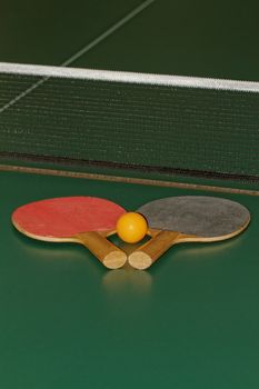 table tennis playing set (ping-pong)