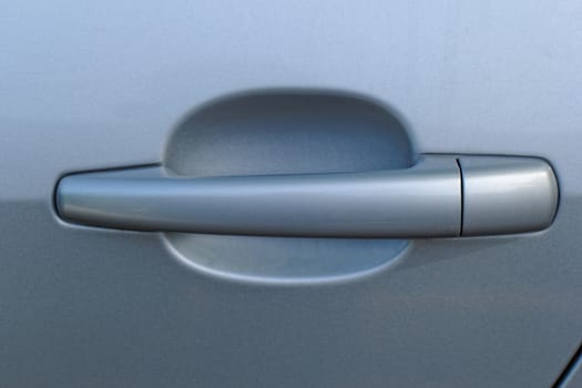gray car door handle