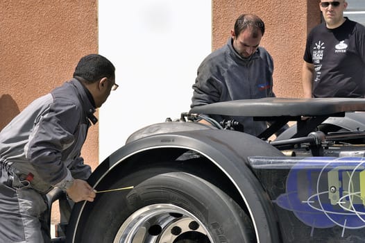 Ales - France - Grand Prix of France trucks May 25th and 26th, 2013 on the circuit of the Cevennes.