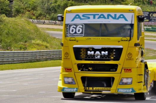 Ales - France - Grand Prix of France trucks May 25th and 26th, 2013 on the circuit of the Cevennes.