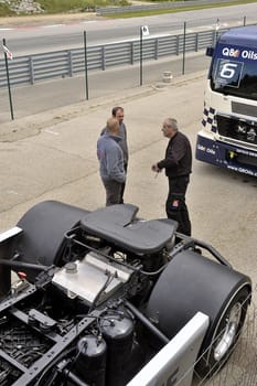 Ales - France - Grand Prix of France trucks May 25th and 26th, 2013 on the circuit of the Cevennes.