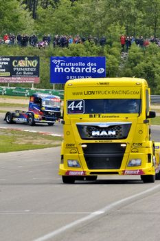 Ales - France - Grand Prix of France trucks May 25th and 26th, 2013 on the circuit of the Cevennes.