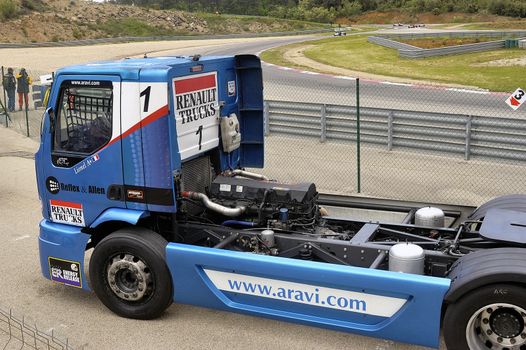 Ales - France - Grand Prix of France trucks May 25th and 26th, 2013 on the circuit of the Cevennes.