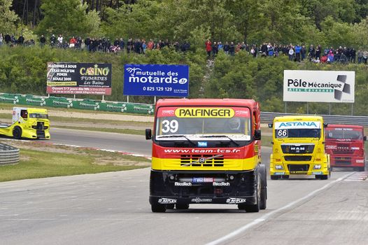 Ales - France - Grand Prix of France trucks May 25th and 26th, 2013 on the circuit of the Cevennes.