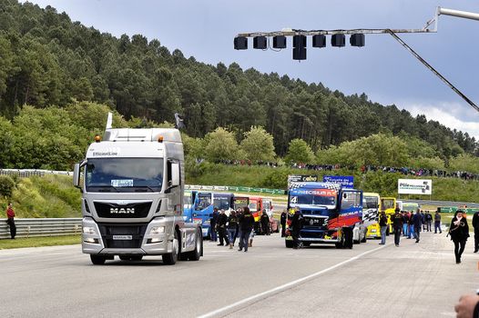 Ales - France - Grand Prix of France trucks May 25th and 26th, 2013 on the circuit of the Cevennes.