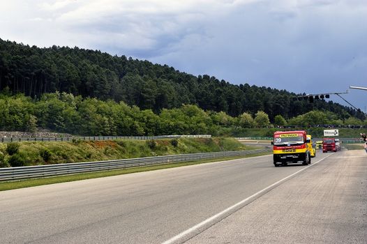 Ales - France - Grand Prix of France trucks May 25th and 26th, 2013 on the circuit of the Cevennes.