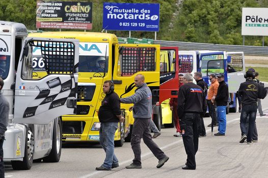 Ales - France - Grand Prix of France trucks May 25th and 26th, 2013 on the circuit of the Cevennes.
