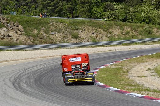 Ales - France - Grand Prix of France trucks May 25th and 26th, 2013 on the circuit of the Cevennes.