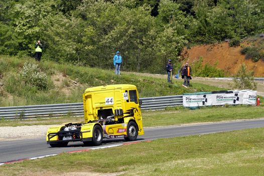 Ales - France - Grand Prix of France trucks May 25th and 26th, 2013 on the circuit of the Cevennes.