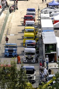 Ales - France - Grand Prix of France trucks May 25th and 26th, 2013 on the circuit of the Cevennes.