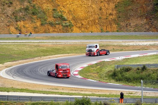 Ales - France - Grand Prix of France trucks May 25th and 26th, 2013 on the circuit of the Cevennes.