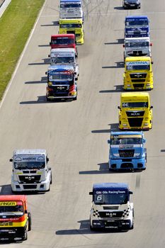 Ales - France - Grand Prix of France trucks May 25th and 26th, 2013 on the circuit of the Cevennes.